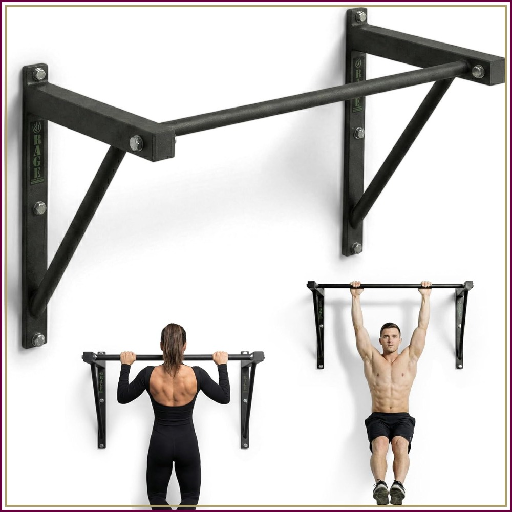 Pull Up Bar Grip - Heavy-Duty Wall Mounted Pull Up Bar