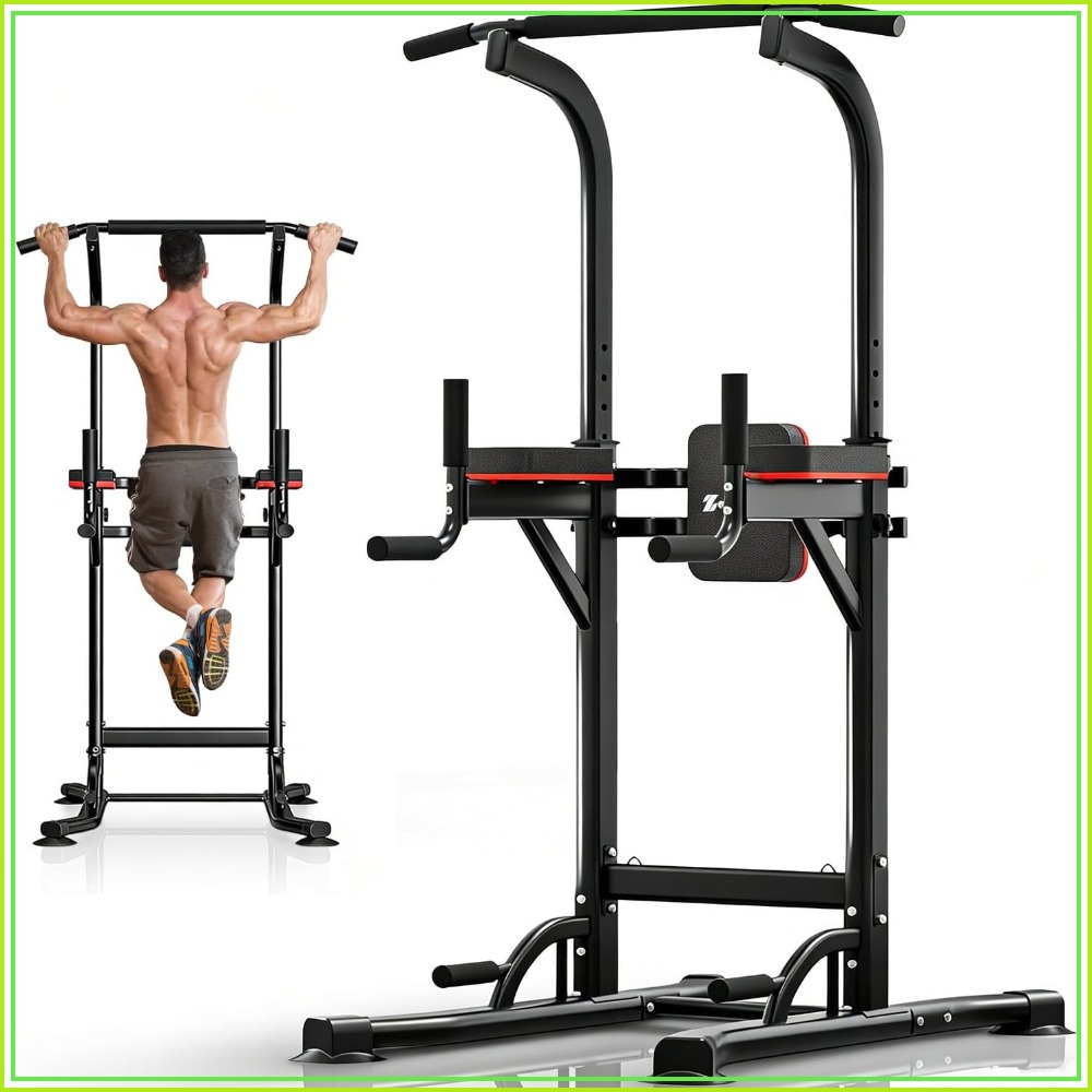 Pull Up Bar Grip - Multi-Function Pull Up Dip Bar Station,