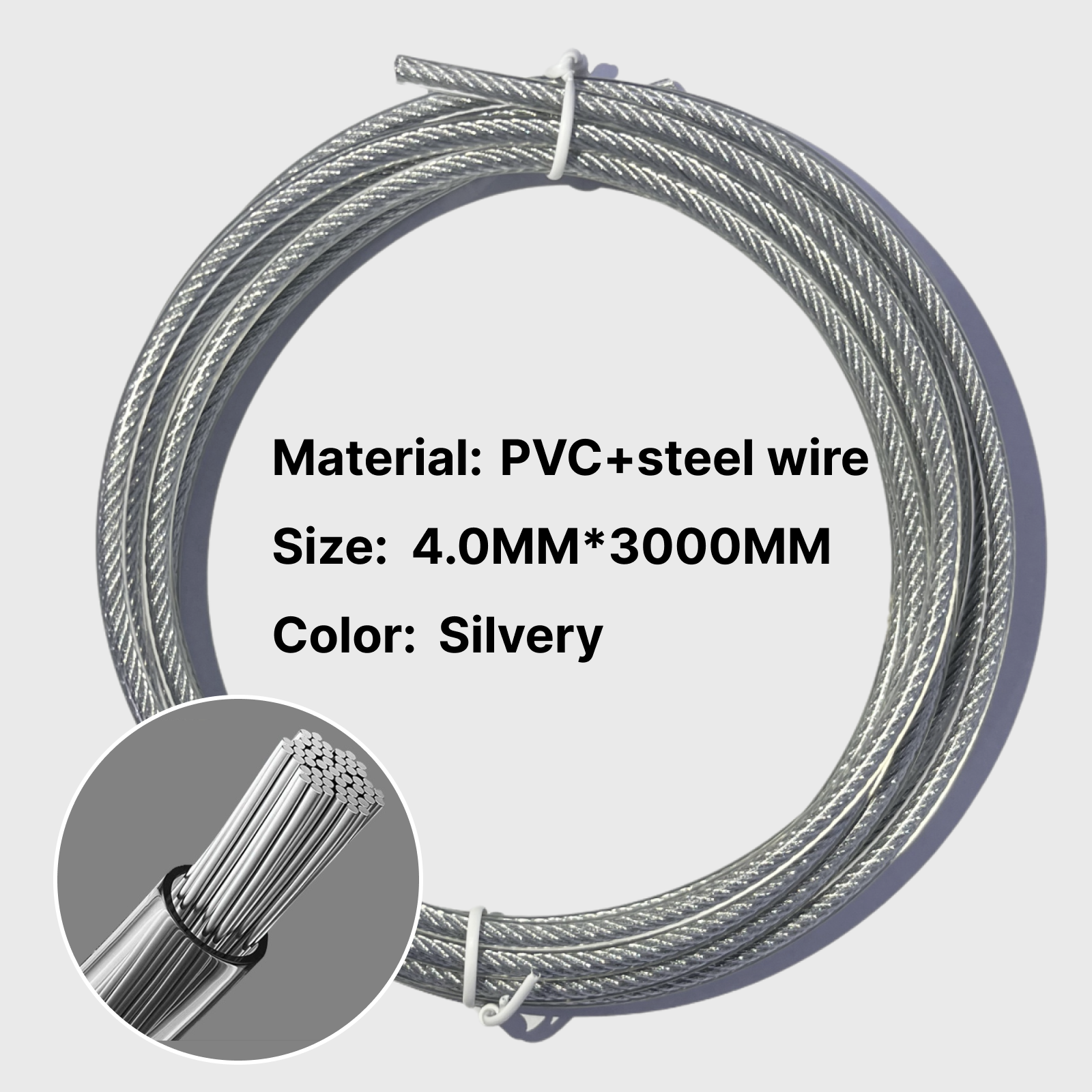 High-strength black PVC-coated - Skipping Rope Pvc recensie en prijs