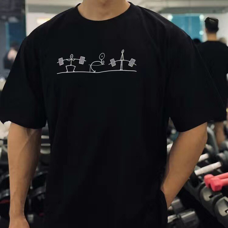 Men's Gym Workout Stick Figure - Crossfit Mayhem recensie en prijs