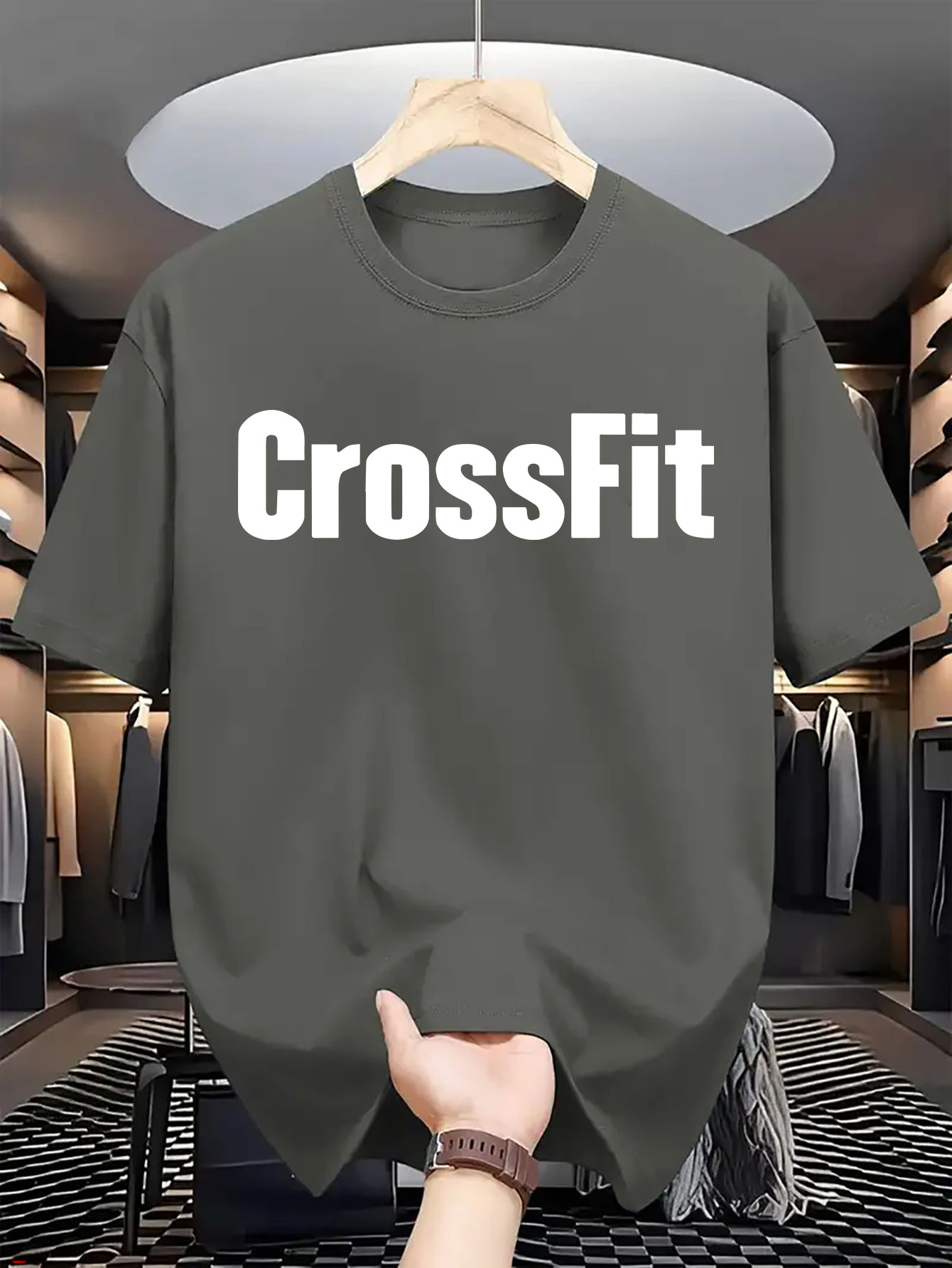 Men's Summer 100% Cotton Casua - Crossfit Mayhem recensie en prijs