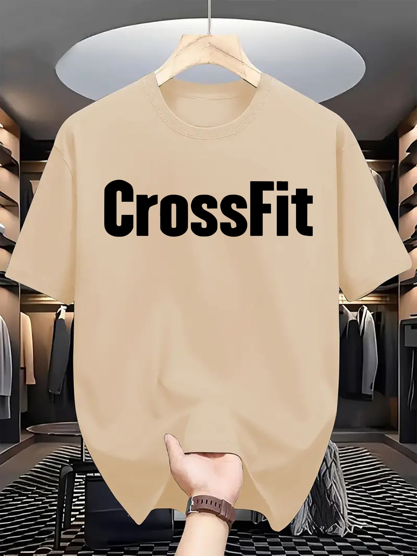 Men's Summer 100% Cotton Casua - Crossfit Mayhem recensie en prijs