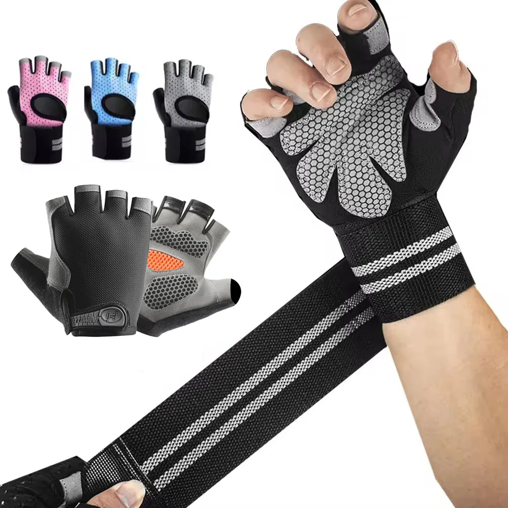 1Pair Half Finger Gym Fitness  - Crossfit Workout Gear recensie en prijs