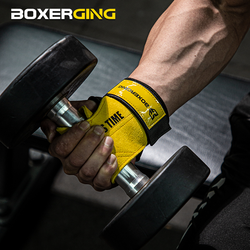Cowhide Gym Gloves Grips Anti- - Crossfit Workout Gear recensie en prijs
