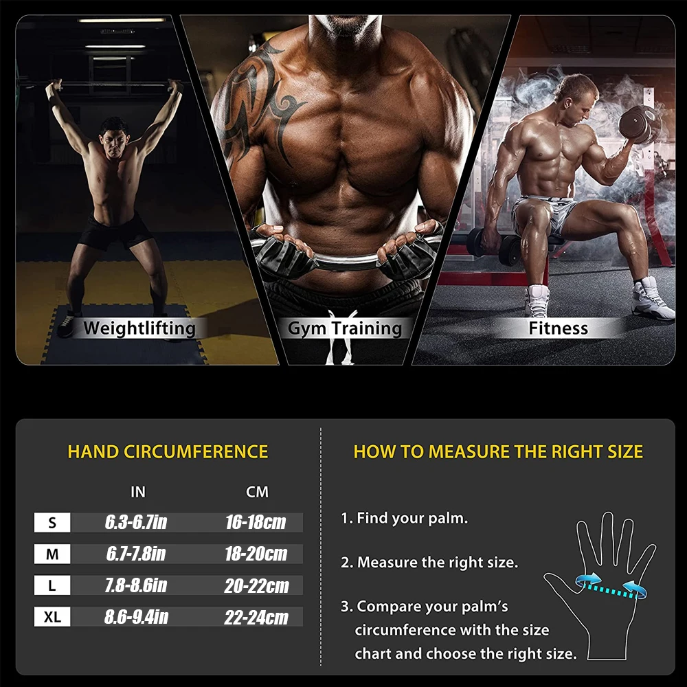 1Pair Half Finger Gym Fitness  - Crossfit Workout Gear recensie en prijs