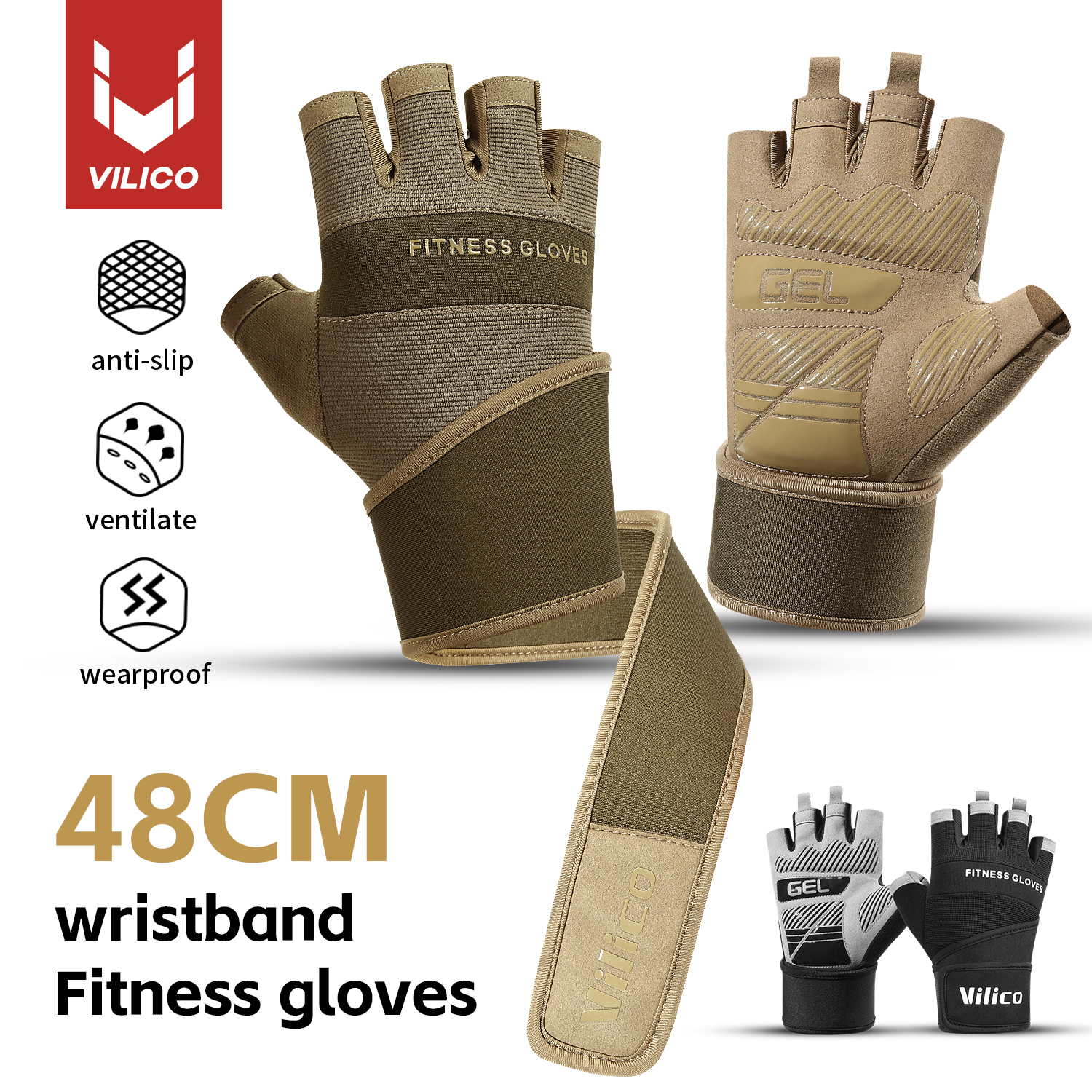 Cycling Gloves Half Finger Gym - Crossfit Workout Gear recensie en prijs
