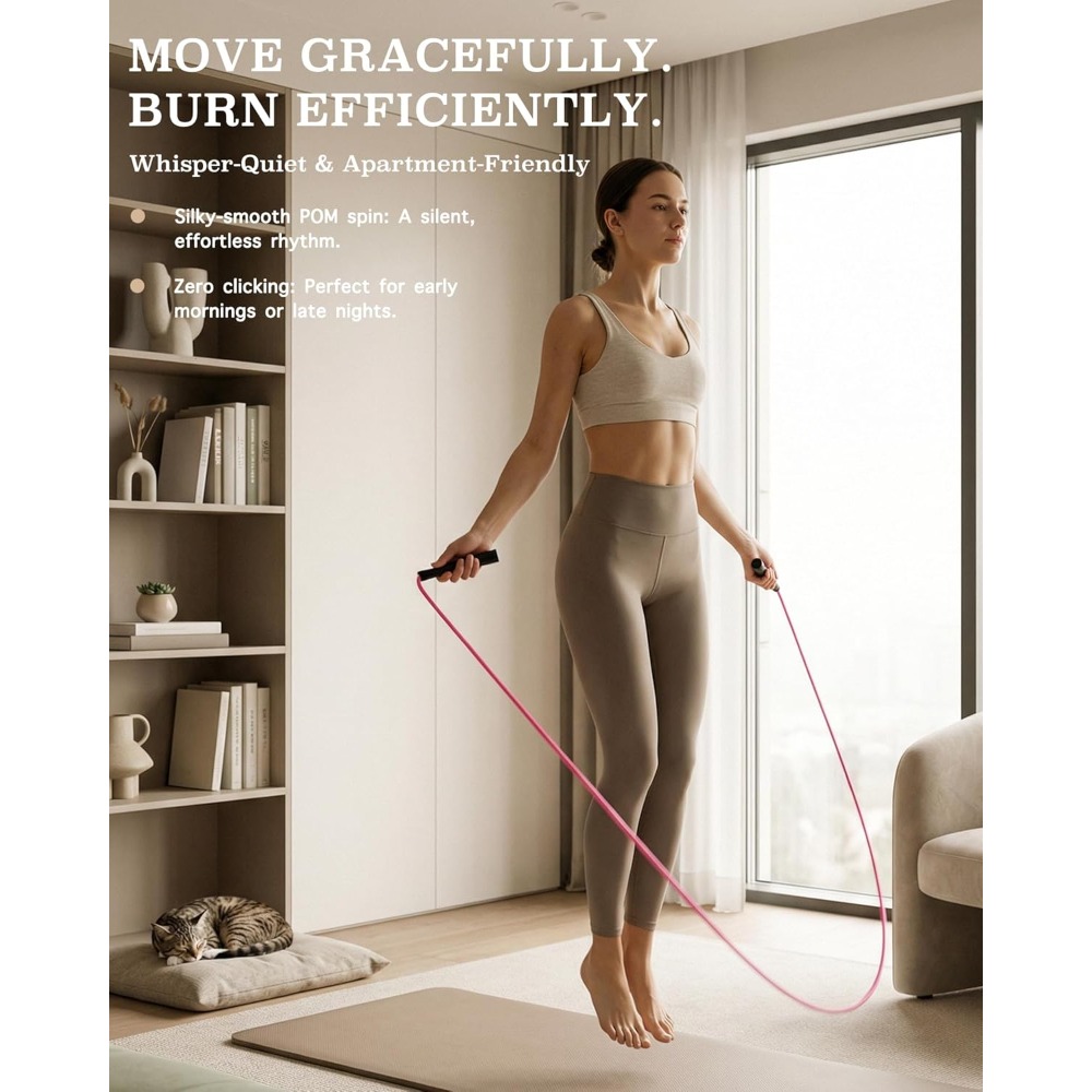 Women's Silent Jump Rope for F - Skipping Rope Pvc recensie en prijs