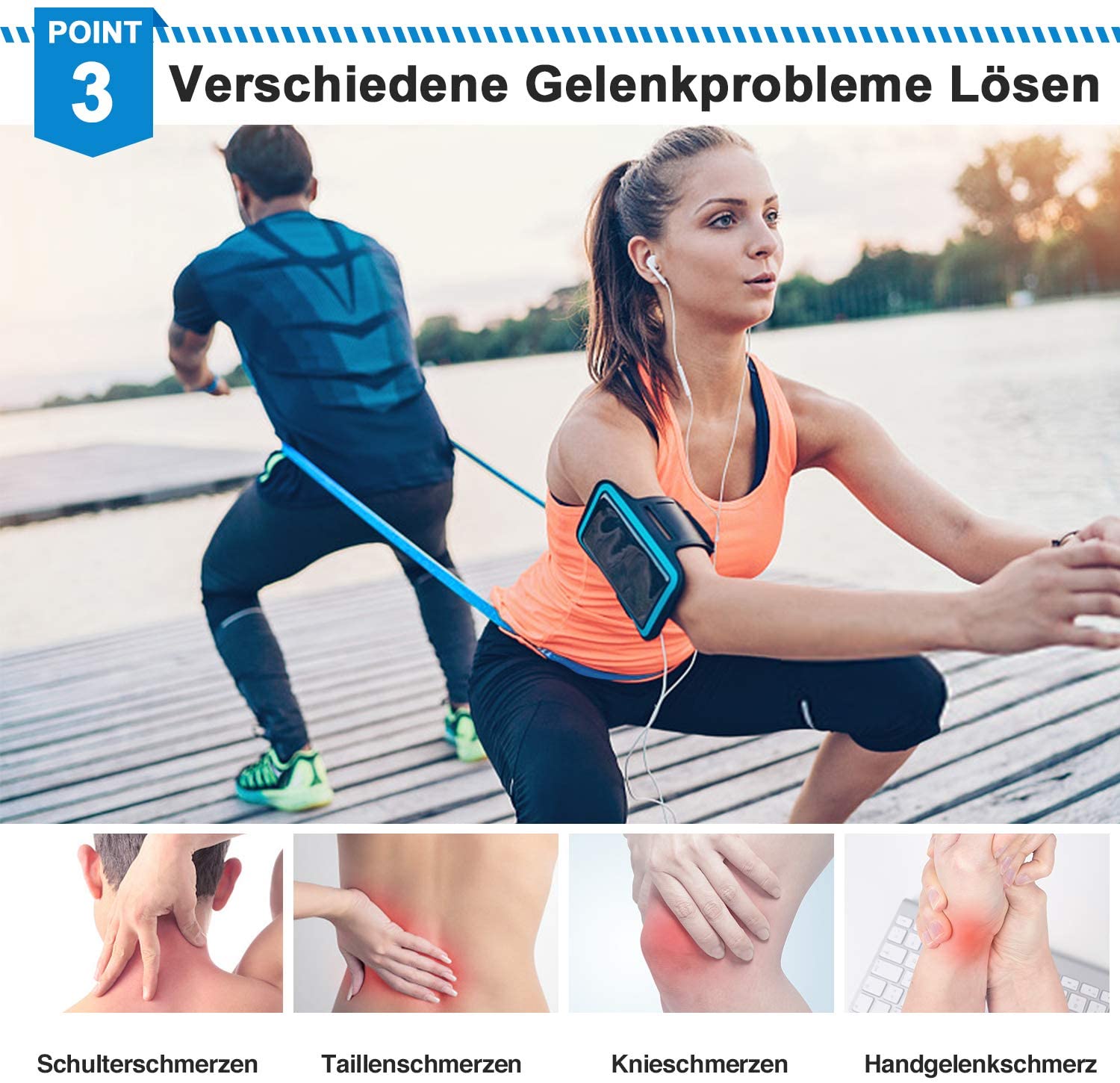 Elastic Fitness Bands 3Pcs Res - Crossfit Workout Gear recensie en prijs