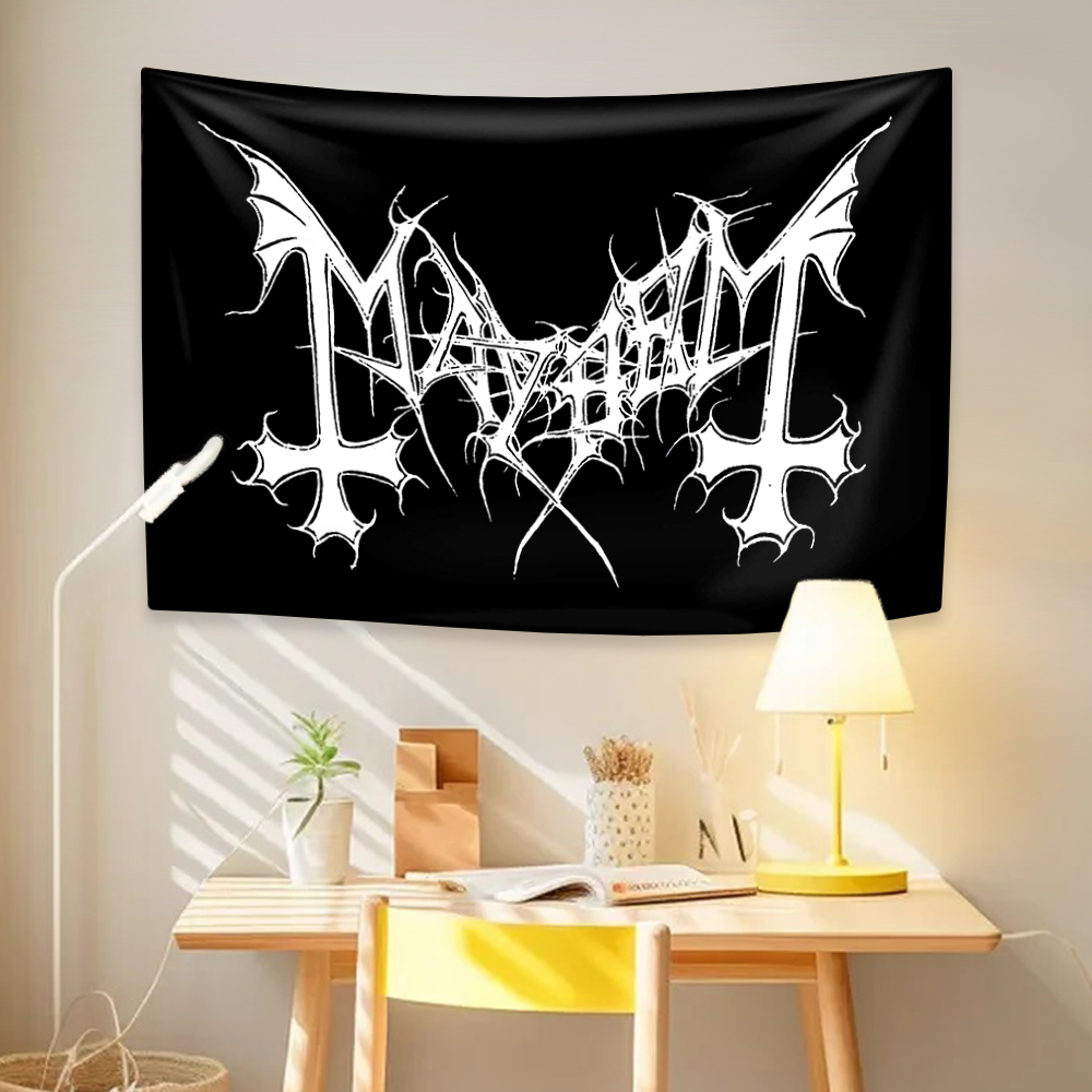 Mayhem Death Rock Band Tapestr - Crossfit Mayhem recensie en prijs