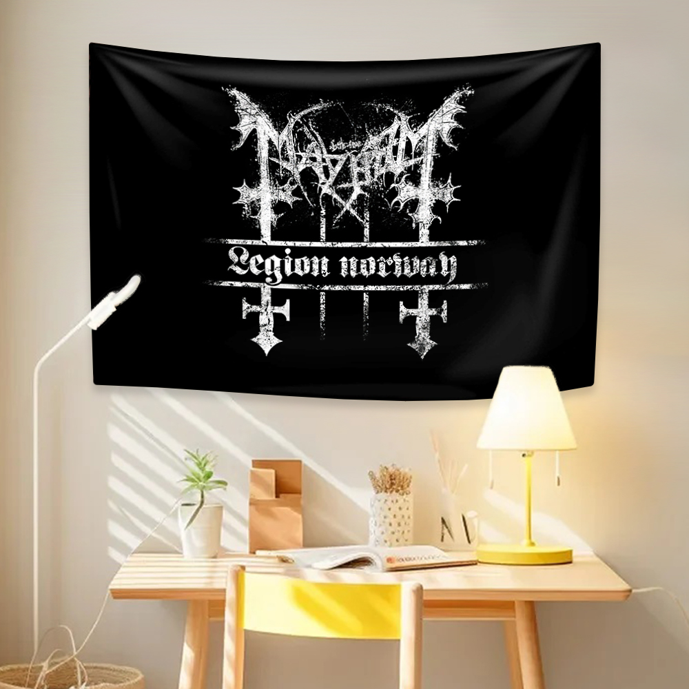 Mayhem Death Rock Band Tapestr - Crossfit Mayhem recensie en prijs