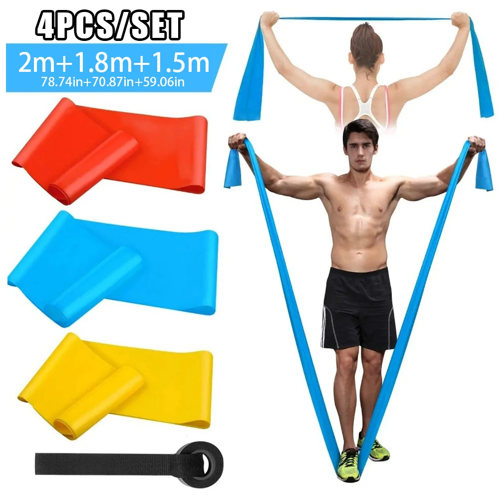 4Pcs/Set Elastic Fitness Bands - Crossfit Workout Gear recensie en prijs